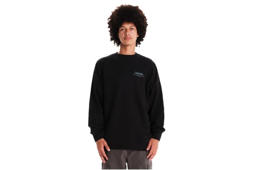 Emerson Classic Crew Neck Μπλούζα Με Λαιμόκοψη Ανδρική (242.EM20.12 BLACK)
