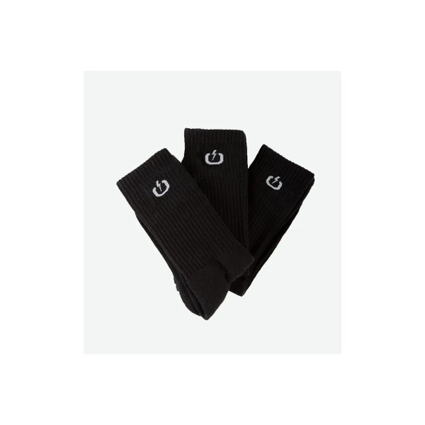 Emerson Basic Κάλτσες Ψηλές 3 Ζευγάρια (242.EU08.03 BLACK)