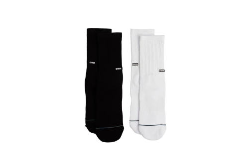 Emerson Basic Crew Κάλτσες Ψηλές 2 Ζευγάρια (242.EU08.48 WHITE-BLACK)