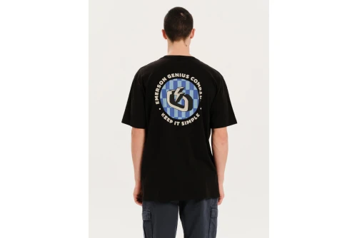 Emerson Genius Company Keep It Simple T-Shirt Ανδρικό (251.EM33.04 BLACK)