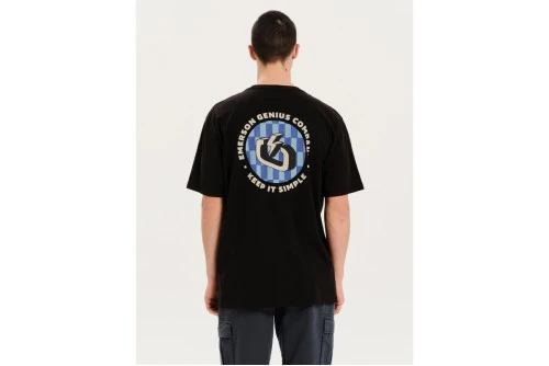 Emerson Genius Company Keep It Simple T-Shirt Ανδρικό (251.EM33.04 BLACK)
