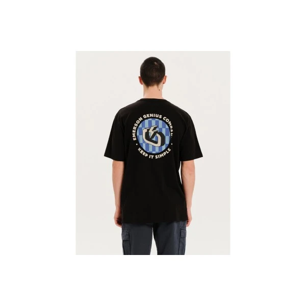 Emerson Genius Company Keep It Simple T-Shirt Ανδρικό (251.EM33.04 BLACK)