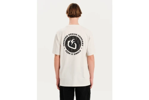Emerson Genius Company Keep It Simple T-Shirt Ανδρικό (251.EM33.04 FROSTY WHITE)