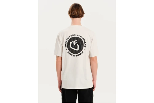 Emerson Genius Company Keep It Simple T-Shirt Ανδρικό (251.EM33.04 FROSTY WHITE)
