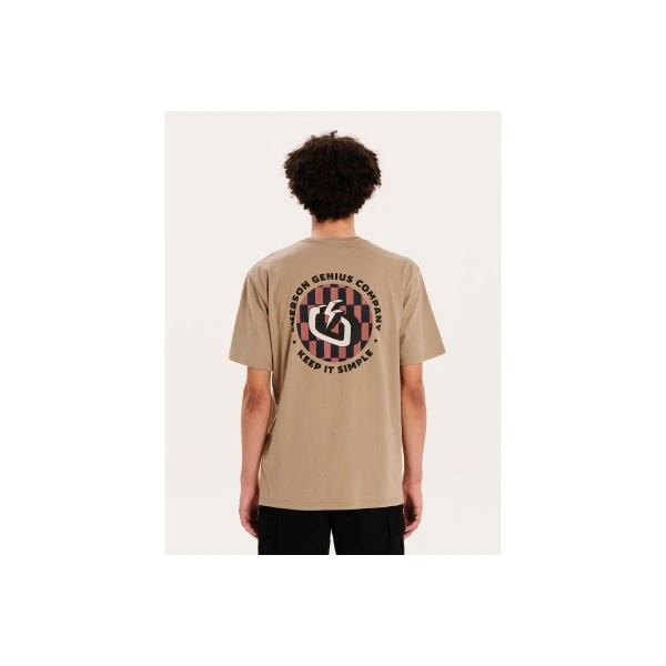 Emerson Genius Company Keep It Simple T-Shirt Ανδρικό (251.EM33.04 SMOKE BEIGE)