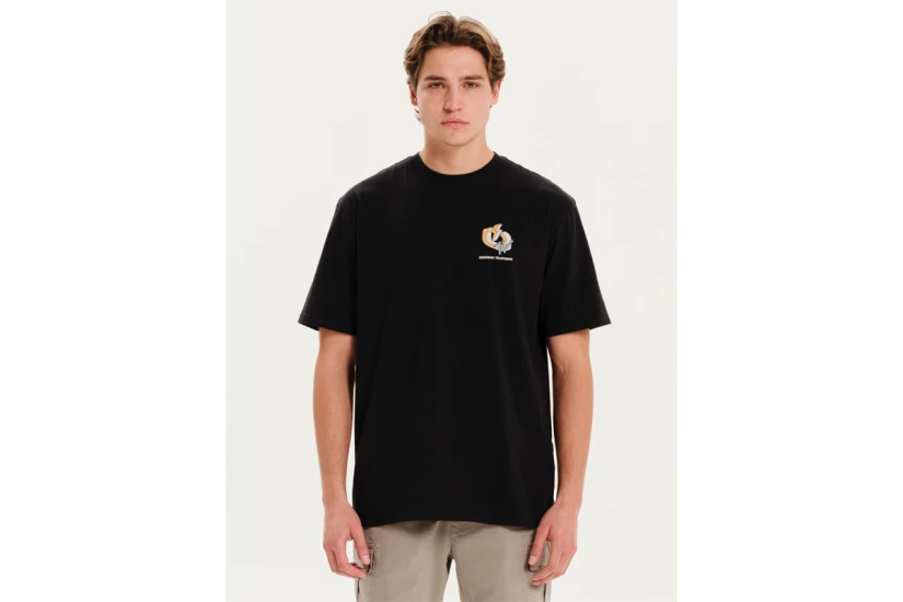Emerson Television Ανδρικό Κοντομάνικο T-Shirt Μαύρο