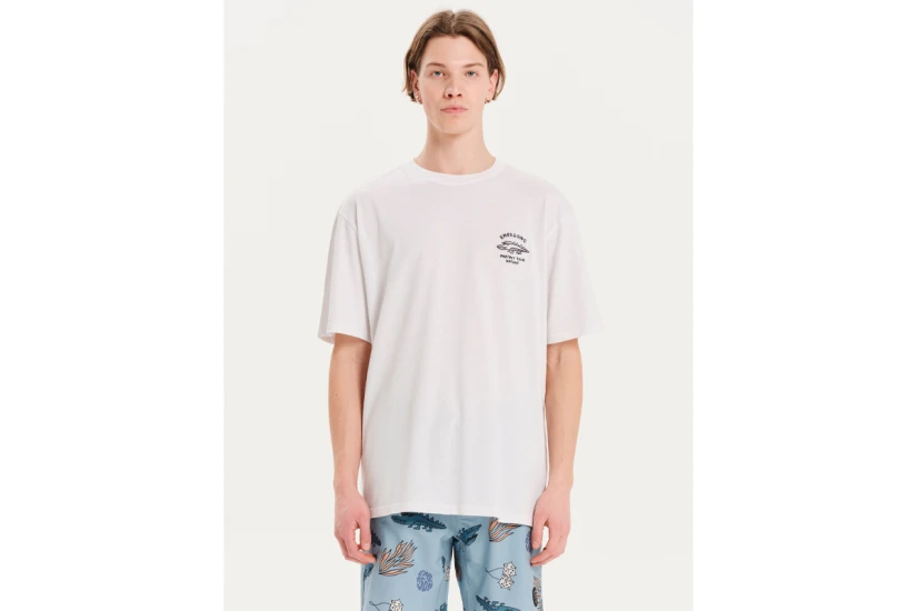 Emerson Protect Your Nature Ανδρικό Κοντομάνικο T-Shirt Λευκό