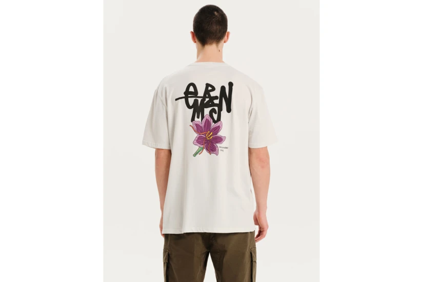 Emerson Ανδρικό Κοντομάνικο T-Shirt Γκρι Ανοιχτό