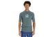 Emerson Rashguard Ανδρική Κοντομάνικη Μπλούζα UV Protection Λαδί