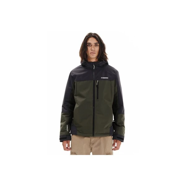 Emerson Hooded Μπουφάν Αντιανεμικό Ανδρικό (252.EM10.115 PINE GREEN-EBONY)