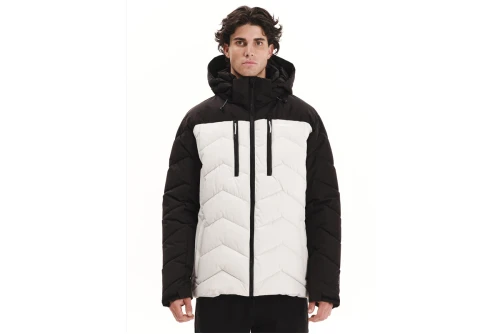 Emerson Detachable Hood Μπουφάν Puffer Ανδρικό (252.EM10.23 CLAY GREY-BLACK)