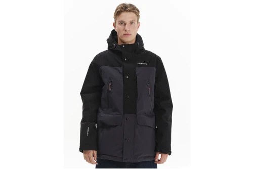 Emerson Hood Μπουφάν Παρκά Ανδρικό (252.EM10.29 EBONY-BLACK)