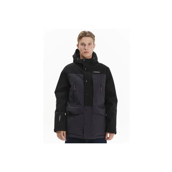 Emerson Hood Μπουφάν Παρκά Ανδρικό (252.EM10.29 EBONY-BLACK)