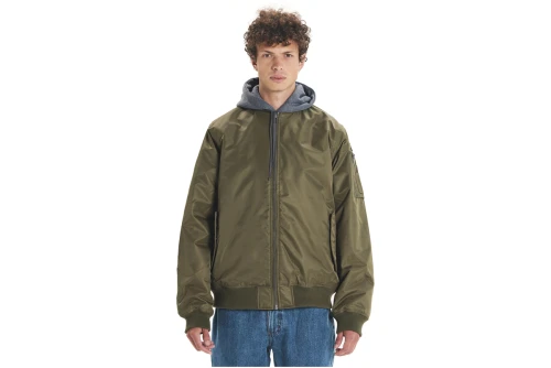 Emerson Detachable Hood Flight Μπουφάν Bomber Ανδρικό (252.EM10.59 OLIVE)