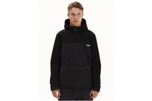 Emerson Hooded Μπουφάν Αντιανεμικό Ανδρικό (252.EM10.68 EBONY-BLACK)