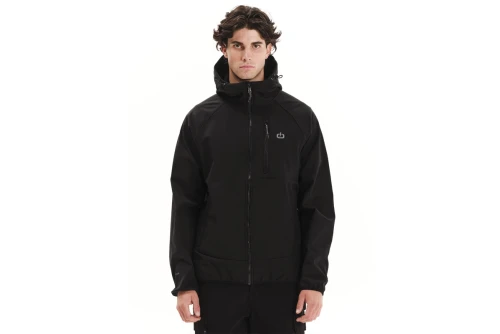 Emerson Raglan Bonded Μπουφάν Αντιανεμικό Ανδρικό (252.EM11.11 BLACK)