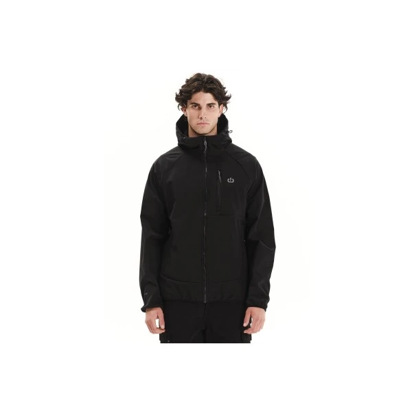 Emerson Raglan Bonded Μπουφάν Αντιανεμικό Ανδρικό (252.EM11.11 BLACK)
