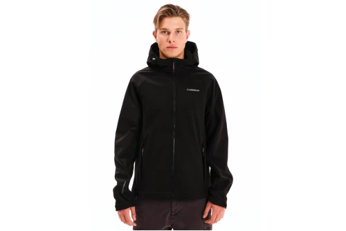 Emerson Raglan Bonded Bomber Μπουφάν Αντιανεμικό Ανδρικό (252.EM11.27 BLACK)