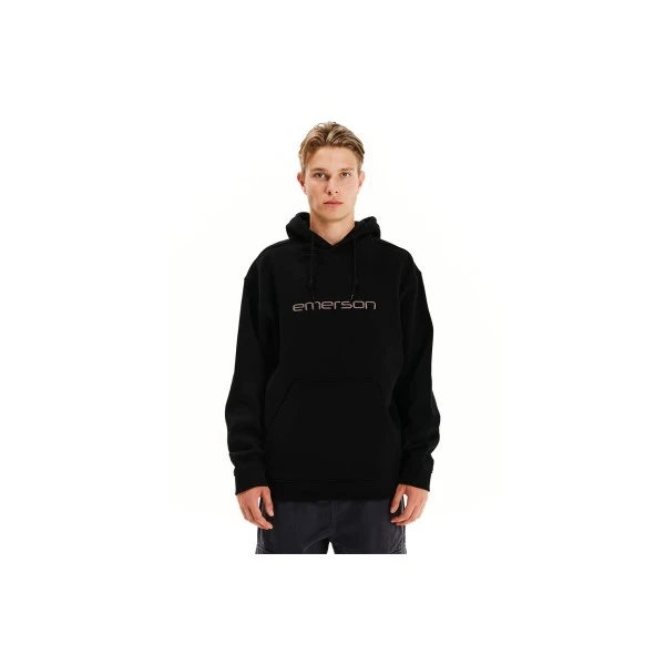 Emerson Logo Hoodie Ανδρικό (252.EM20.06 BLACK)