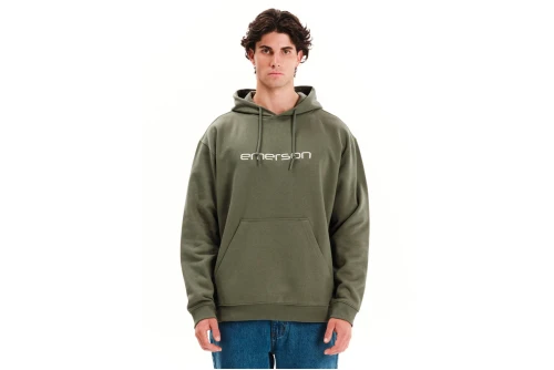 Emerson Logo Hoodie Ανδρικό (252.EM20.06 OLIVE GREEN)