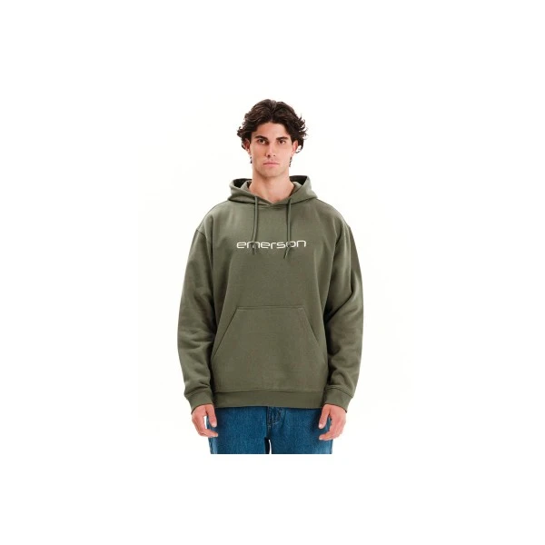 Emerson Logo Hoodie Ανδρικό (252.EM20.06 OLIVE GREEN)
