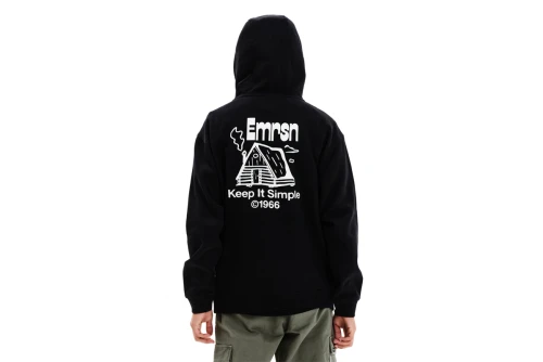 Emerson Emrsn Cabin Hoodie Ανδρικό (252.EM20.13 BLACK)