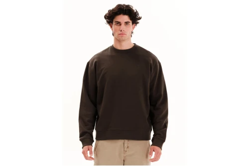 Emerson Classic Μπλούζα Με Λαιμόκοψη Ανδρική (252.EM20.97 D.BROWN)