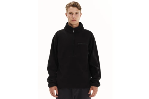 Emerson Half Zip Μπλούζα Fleece Με Φερμουάρ Ανδρική (252.EM28.06 BLACK)