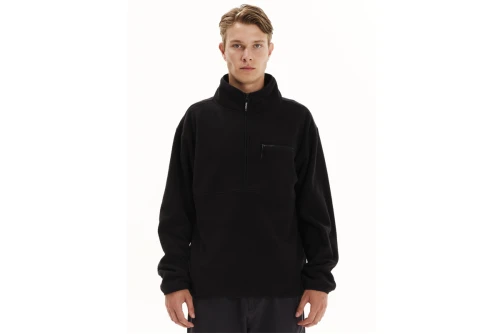 Emerson Half Zip Μπλούζα Fleece Με Φερμουάρ Ανδρική (252.EM28.06 BLACK)