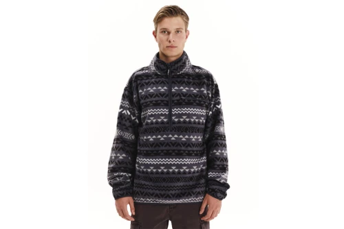 Emerson Half Zip Μπλούζα Fleece Με Φερμουάρ Ανδρική (252.EM28.106 PR541 MIDNIGHT BL)