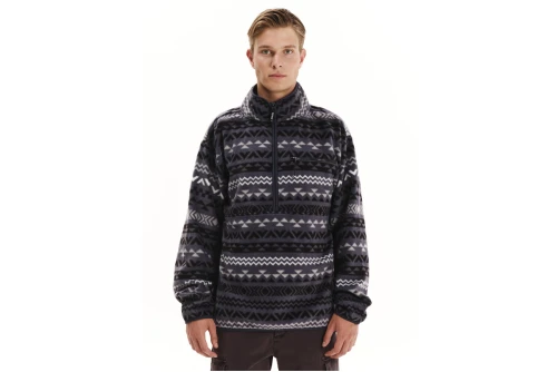 Emerson Half Zip Μπλούζα Fleece Με Φερμουάρ Ανδρική (252.EM28.106 PR541 MIDNIGHT BL)