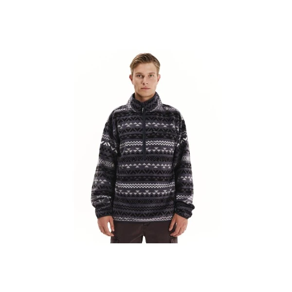 Emerson Half Zip Μπλούζα Fleece Με Φερμουάρ Ανδρική (252.EM28.106 PR541 MIDNIGHT BL)