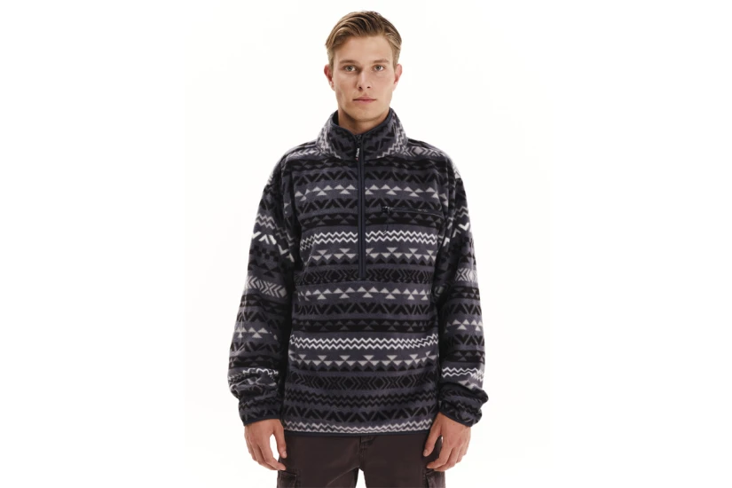 Emerson Ανδρική Μακρυμάνικη Μπλούζα Fleece με Φερμουάρ
