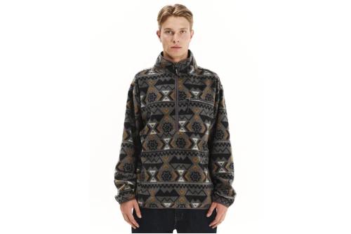 Emerson Half Zip Μπλούζα Fleece Με Φερμουάρ Ανδρική (252.EM28.106 PR547 DEEP PINE)