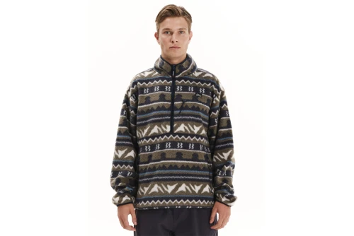 Emerson Half Zip Μπλούζα Fleece Με Φερμουάρ Ανδρική (252.EM280.105 PR538 DUSTY OLIV)