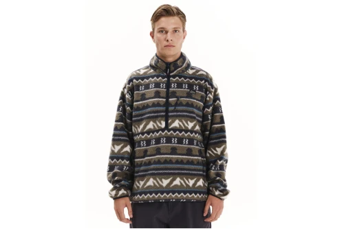 Emerson Half Zip Μπλούζα Fleece Με Φερμουάρ Ανδρική (252.EM280.105 PR538 DUSTY OLIV)