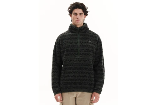 Emerson Μπλούζα Sherpa Με Φερμουάρ Ανδρική (252.EM280.405 PR541 GREEN)