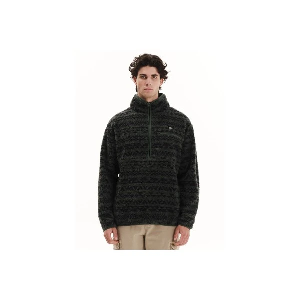 Emerson Μπλούζα Sherpa Με Φερμουάρ Ανδρική (252.EM280.405 PR541 GREEN)