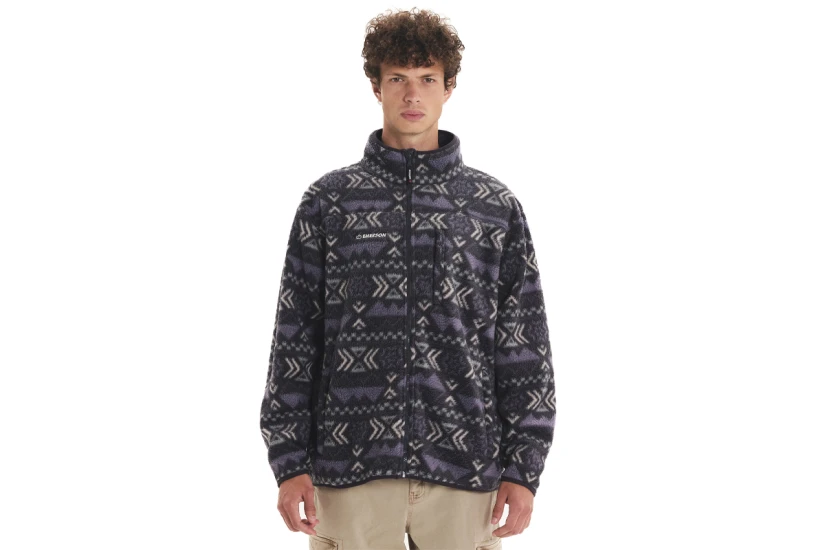 Emerson Ανδρική Ζακέτα Fleece Πολύχρωμη