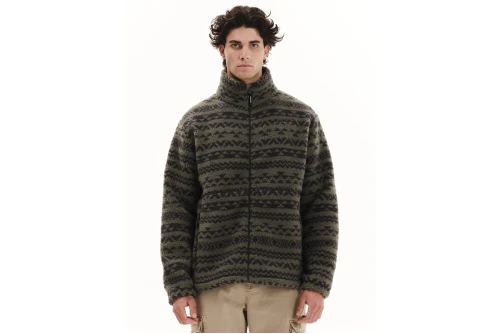 Emerson Ζακέτα Sherpa Fleece Ανδρική (252.EM290.406 PR541 GREEN)