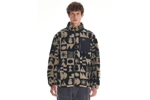Emerson Ζακέτα Sherpa Fleece Ανδρική (252.EM290.429 PR542B BEIGE)