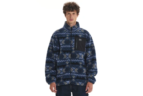 Emerson Ζακέτα Sherpa Fleece Ανδρική (252.EM290.429 PR548 BLUE)