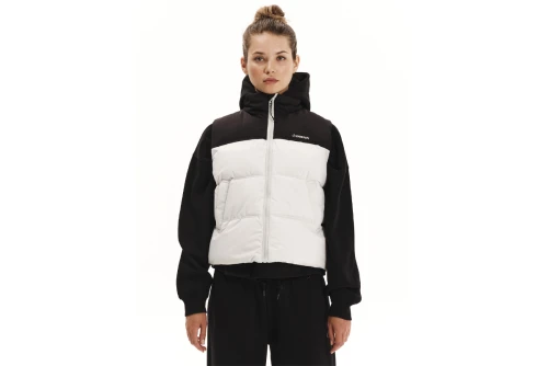 Emerson Μπουφάν Αμάνικο Puffer Γυναικείο (252.EW10.73 CLAY GREY-BLACK)