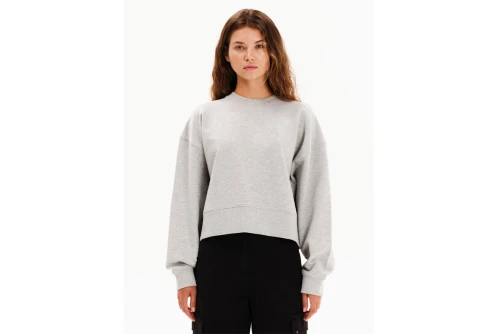 Emerson Cropped Μπλούζα Με Λαιμόκοψη Γυναικεία (252.EW20.90 GREY ML)