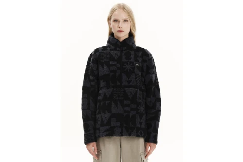 Emerson Μπλούζα Sherpa Με Φερμουάρ Γυναικεία (252.EW280.410 PR542 D. BLUE)