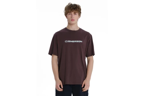 Emerson Logo T-Shirt Ανδρικό (261.EM33.03 VINTAGE WINE)