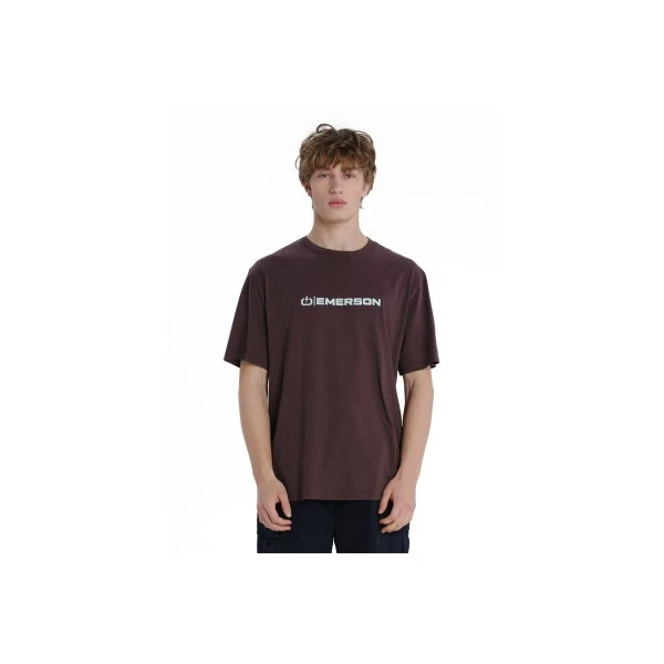 Emerson Logo T-Shirt Ανδρικό (261.EM33.03 VINTAGE WINE)