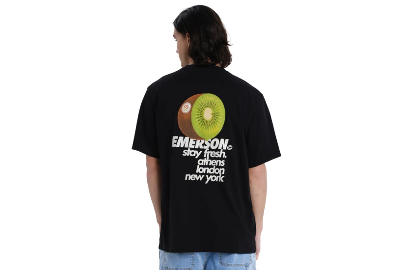 Emerson Kiwi Ανδρικό Κοντομάνικο T-Shirt Μαύρο