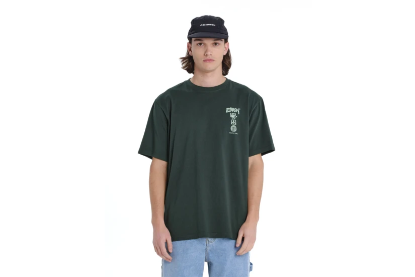 Emerson Ανδρικό Κοντομάνικο T-Shirt Πράσινο