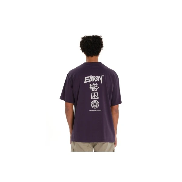 Emerson T-Shirt Ανδρικό (261.EM33.47 GRAPE PURPLE)